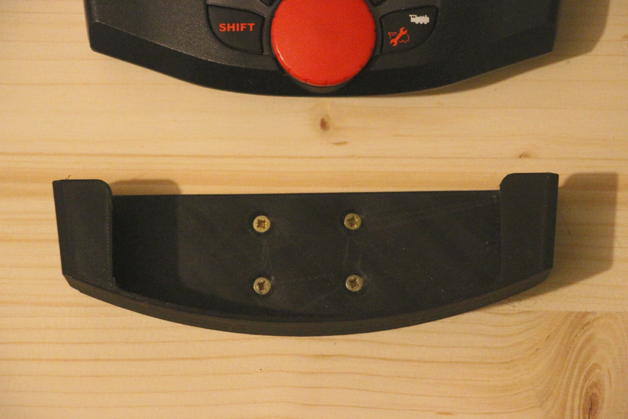 Halterung für Märklin Mobile Station 2 Schwarz oder Grau mit Keil (25° oder 45°)